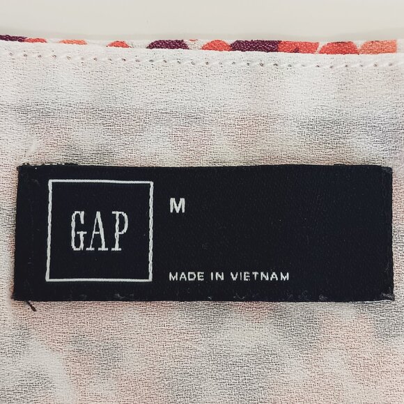 GAP Women's Pink Coral Heart Drapy Camisole Size M - Picture 9 of 12